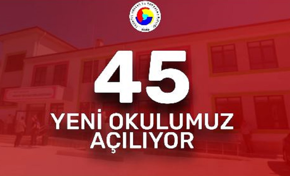 Yeni öğretim yılına TOBB’dan 45 yeni okul ile destek