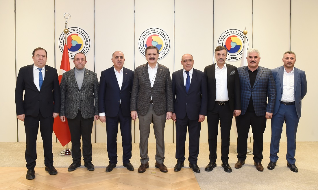 Hisarcıklıoğlu, Oda Başkanları ile bir araya geldi