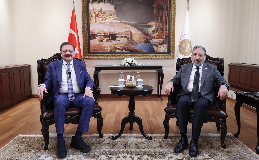 DİB Başkanı Arpaguş’a ‘hayırlı olsun’ ziyareti