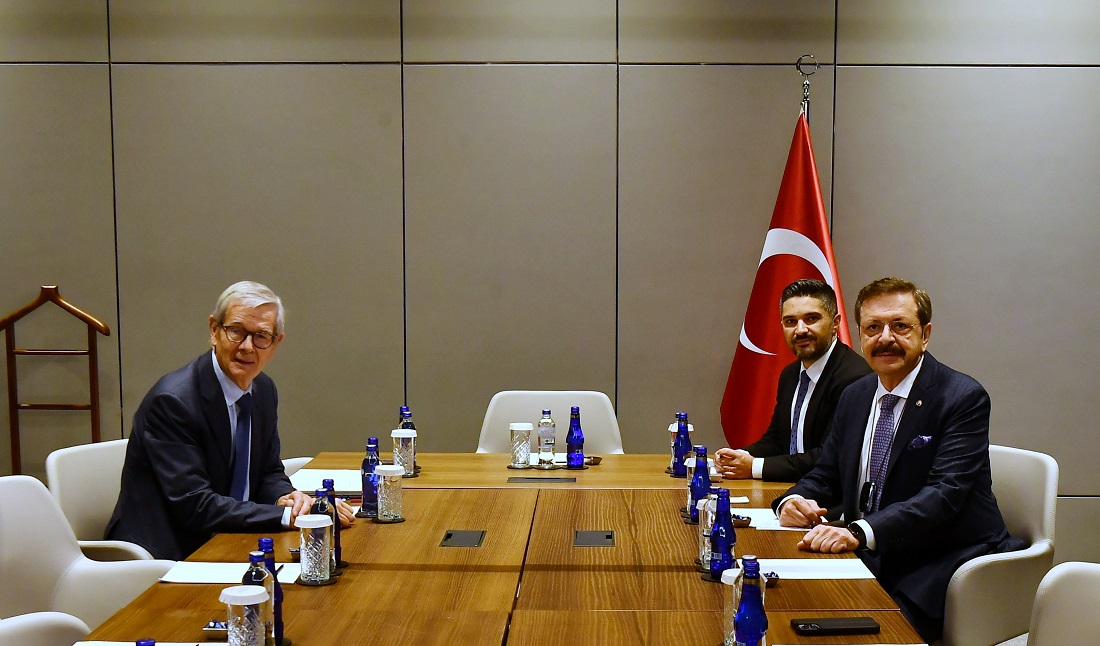 Hisarcıklıoğlu, ICC Başkanı Varin ile görüştü