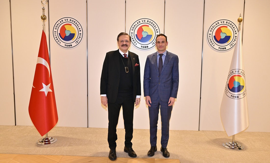 Hisarcıklıoğlu, Büyükelçi Gorazd Rencelj ile görüştü