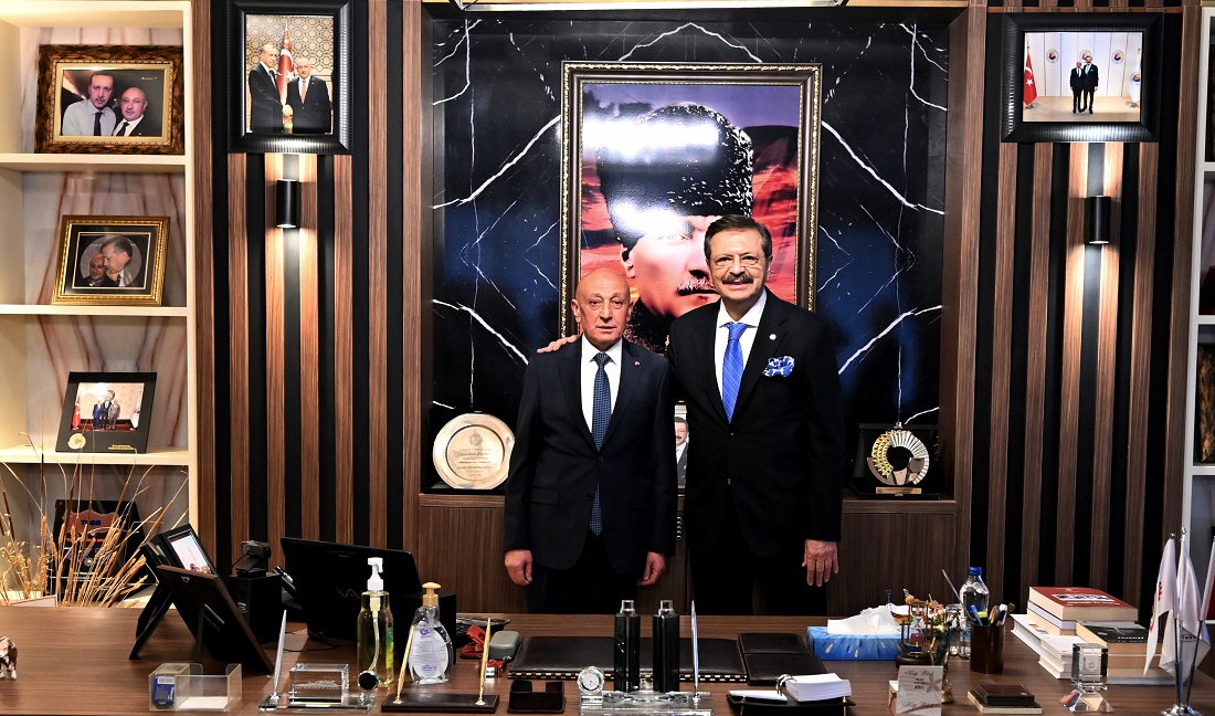 Hisarcıklıoğlu, Kırıkkale Ticaret Borsası’nı ziyaret etti