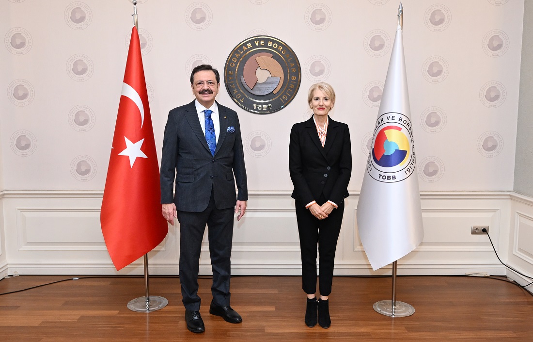 Hisarcıklıoğlu, Büyükelçi Jill Morris ile görüştü