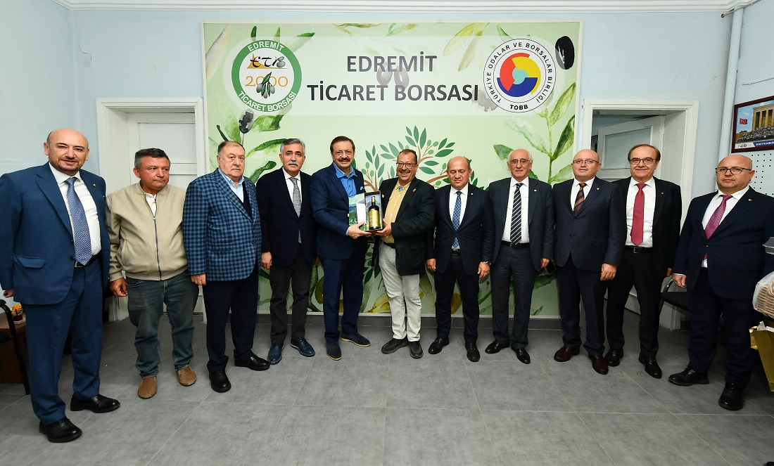 Edremit Ticaret Borsası’nı ziyaret