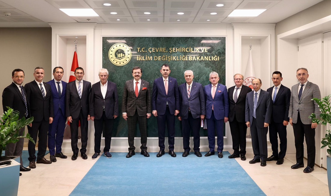Hisarcıklıoğlu’ndan Bakan Kurum’a ziyaret