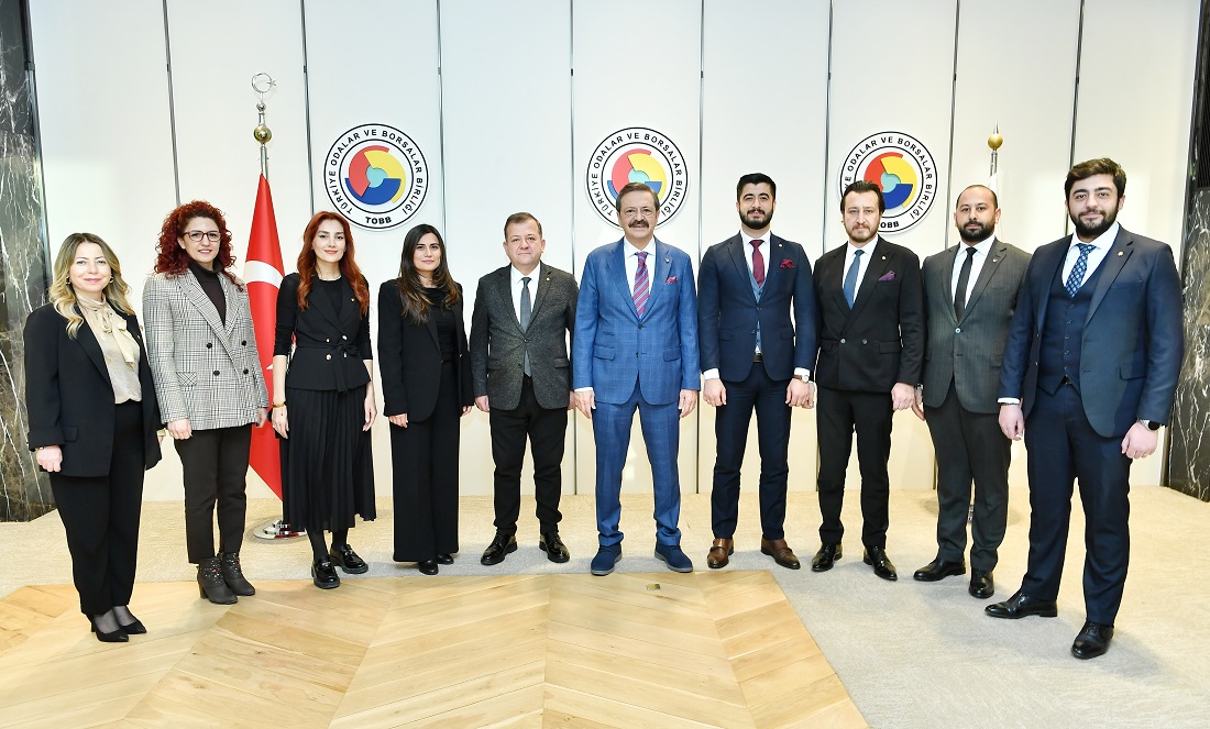 Çorum TSO heyetinden Hisarcıklıoğlu’na ziyaret