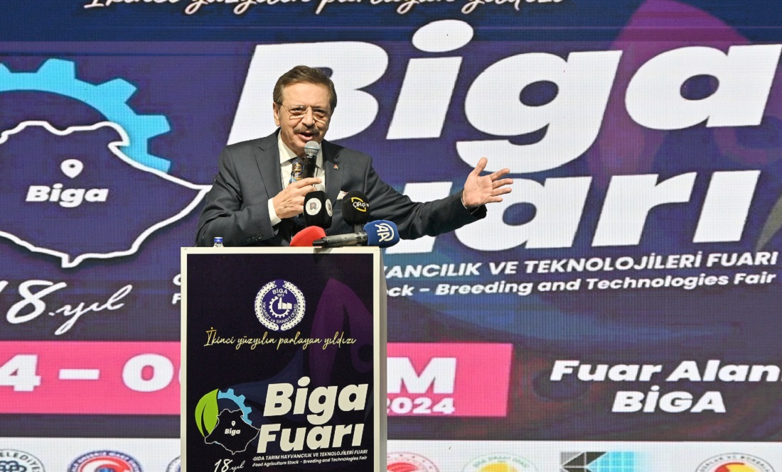 Hisarcıklıoğlu, Biga Gıda, Tarım, Hayvancılık ve Teknolojileri Fuarı’nda…