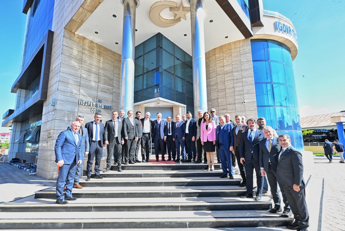 Hisarcıklıoğlu Iğdır TSO’yu ziyaret etti