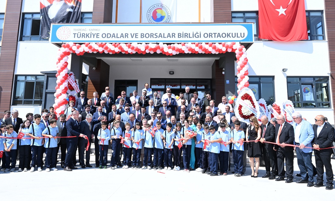 Kapaklı TOBB Ortaokulu Açıldı