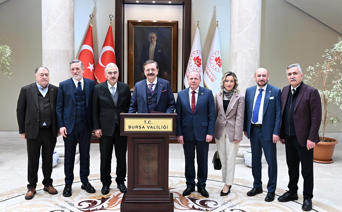 Hisarcıklıoğlu, Bursa Valisi Ayyıldız’ı ziyaret etti