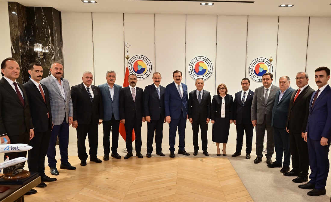 Gaziantep heyetinden Hisarcıklıoğlu’na ziyaret
