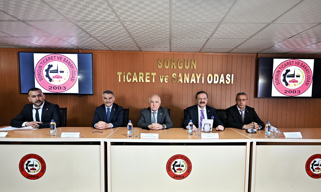 Hisarcıklıoğlu, Sorgun TSO’yu ziyaret etti