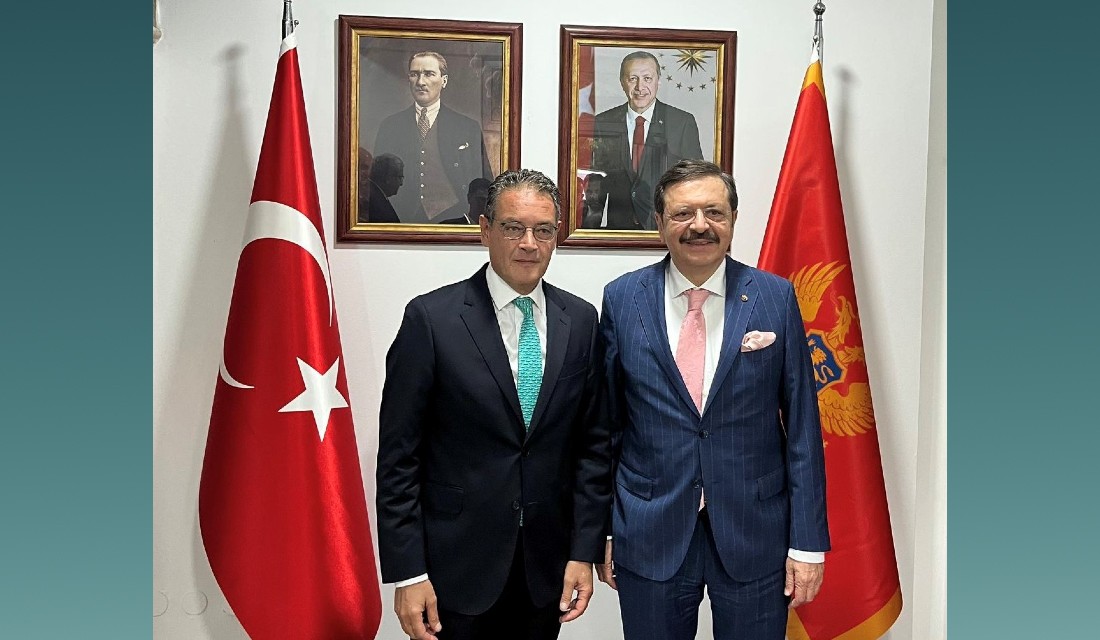 Hisarcıklıoğlu, Podgoritsa Büyükelçisi Kalkavan ile görüştü