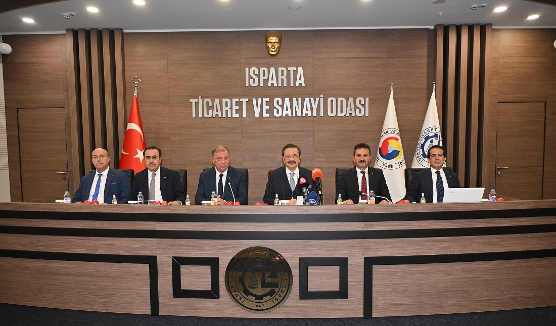Hisarcıklıoğlu, Isparta iş dünyası ile buluştu