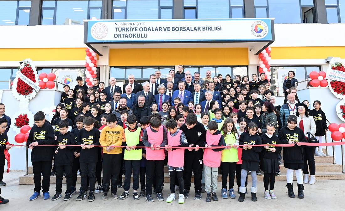 Mersin Yenişehir TOBB Ortaokulu açıldı