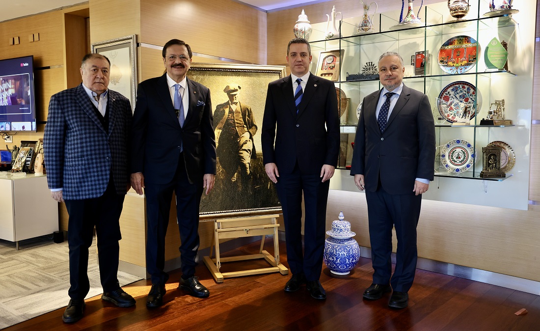 Hisarcıklıoğlu’ndan TBB Başkanı Sağkan’a ziyaret