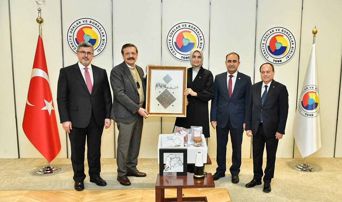Afyonkarahisar heyetinden Hisarcıklıoğlu’na ziyaret