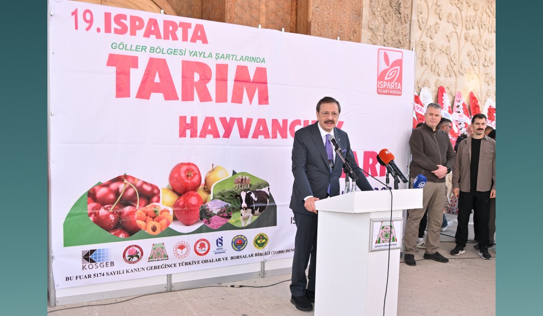 Hisarcıklıoğlu, 19. Göller Bölgesi Tarım ve Hayvancılık Fuarı’na katıldı