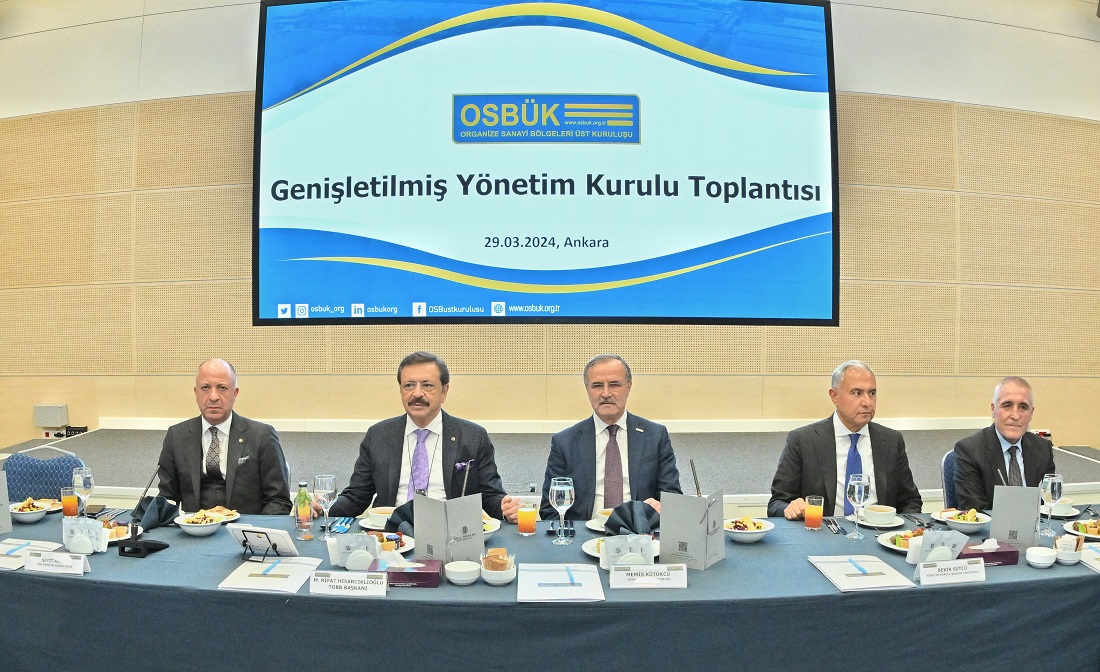 Hisarcıklıoğlu, OSBÜK Genişletilmiş Yönetim Kurulu Toplantısı’na katıldı