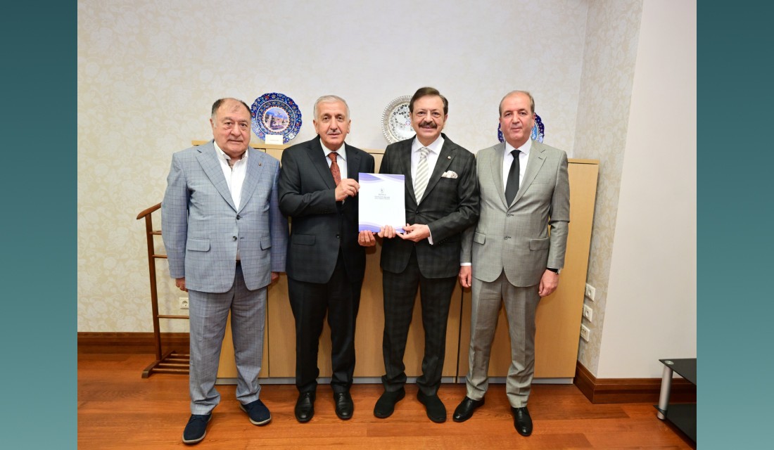 Konya SO Başkanı Büyükeğen’den Hisarcıklıoğlu’na ziyaret