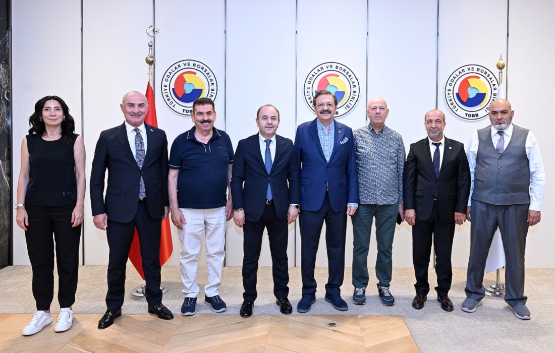 GiMAT Yönetim Kurulu Başkanı Kesimal ve Türkiye Perakendiciler Federasyonu Başkanı Düzgün’den ziyaret