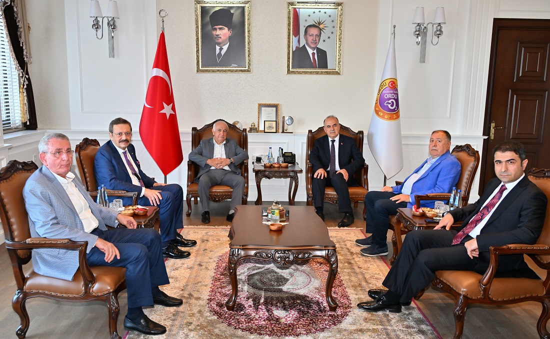 Ordu Valisi Muammer Erol’u ziyaret
