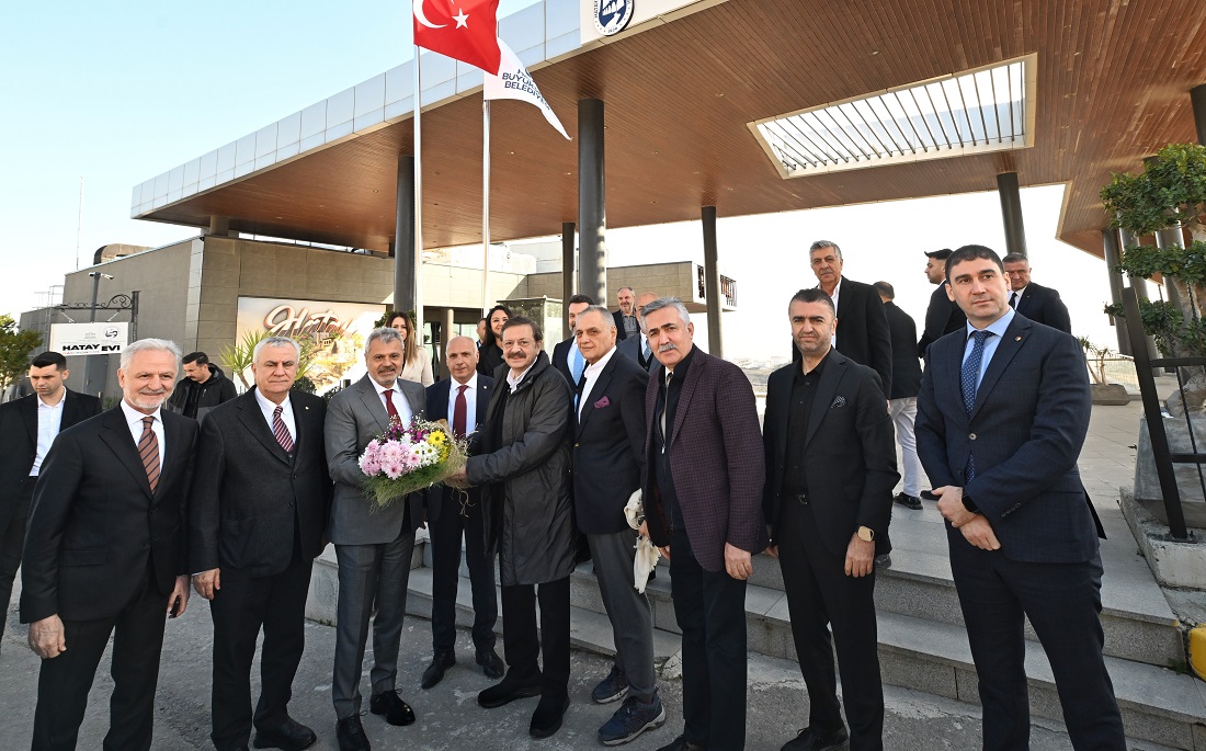 Hisarcıklıoğlu’ndan Hatay Büyükşehir Belediyesi’ne ziyaret