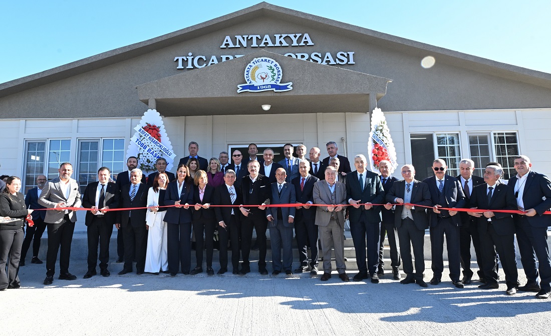 Antakya Ticaret Borsası yeni hizmet binası açıldı