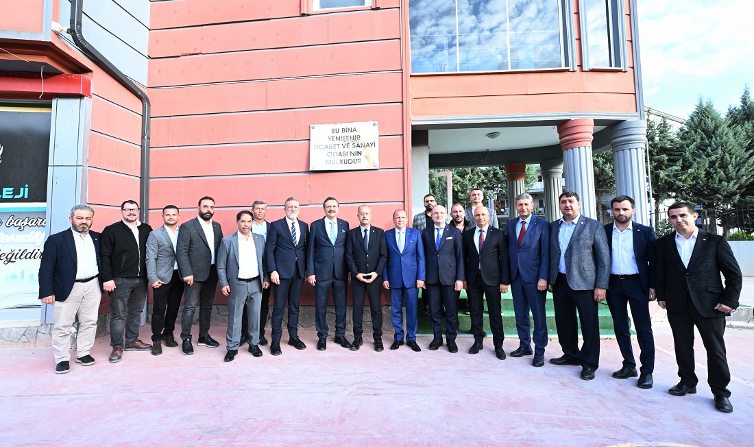 Yesan Küçük Sanayi Sitesi ve Yenişehir TSO yeni hizmet binası inşaatını ziyaret