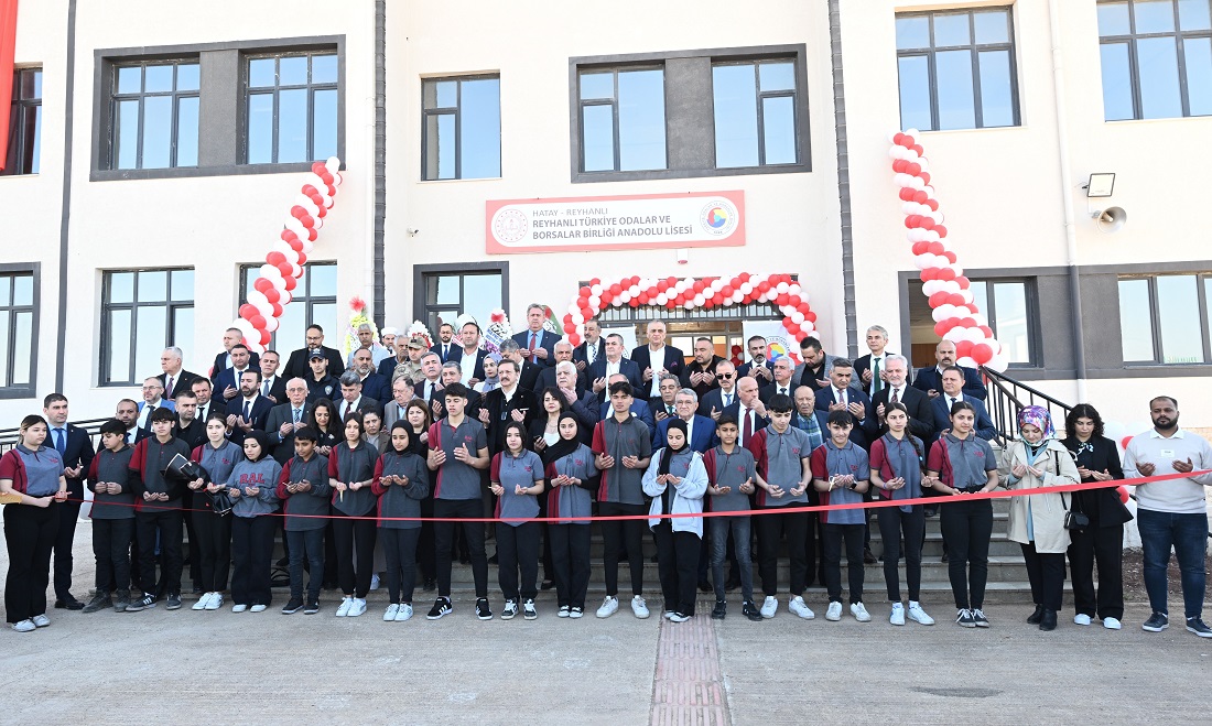 Reyhanlı TOBB Anadolu Lisesi açıldı