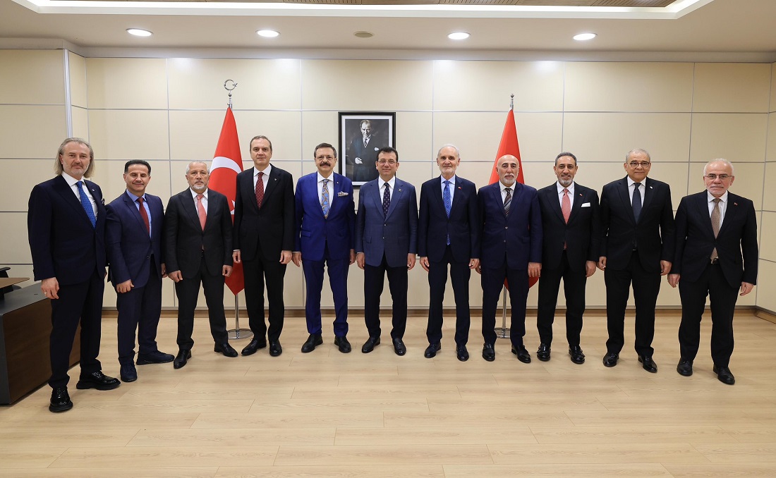 Hisarcıklıoğlu’ndan, İstanbul Büyükşehir Belediye Başkanı İmamoğlu’na ‘hayırlı olsun’ ziyareti