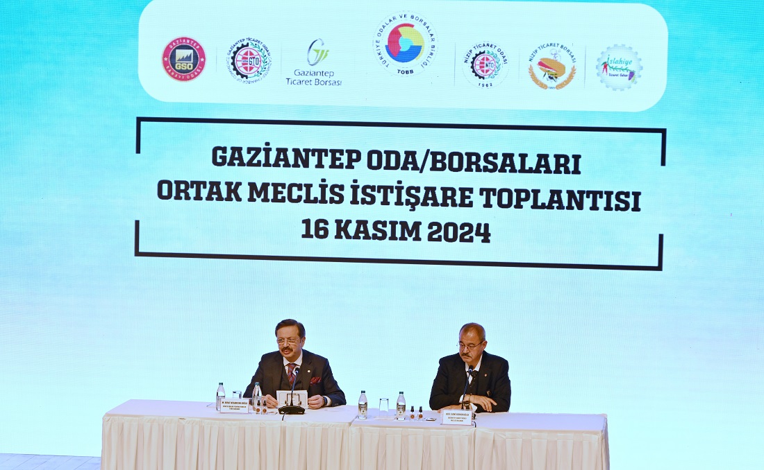 Hisarcıklıoğlu, Gaziantep iş dünyası ile buluştu