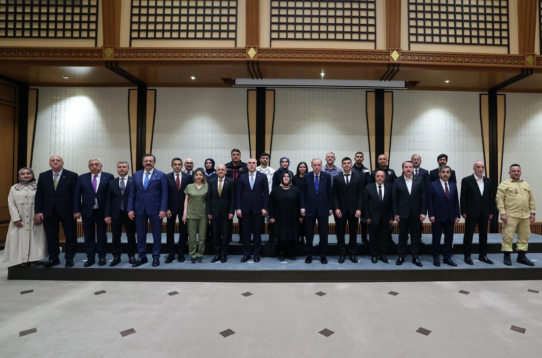 Hisarcıklıoğlu, Cumhurbaşkanı Erdoğan’ın 1 Mayıs Emek ve Dayanışma Günü davetine katıldı
