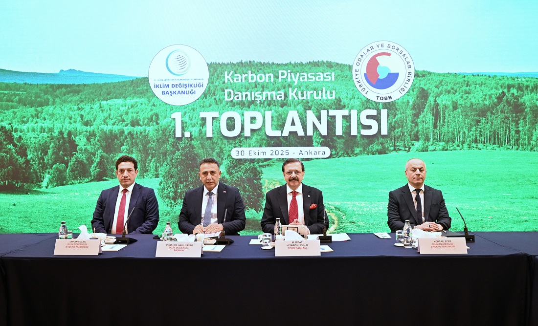 Karbon Piyasası Danışma Kurulu Toplantısı TOBB’da yapıldı