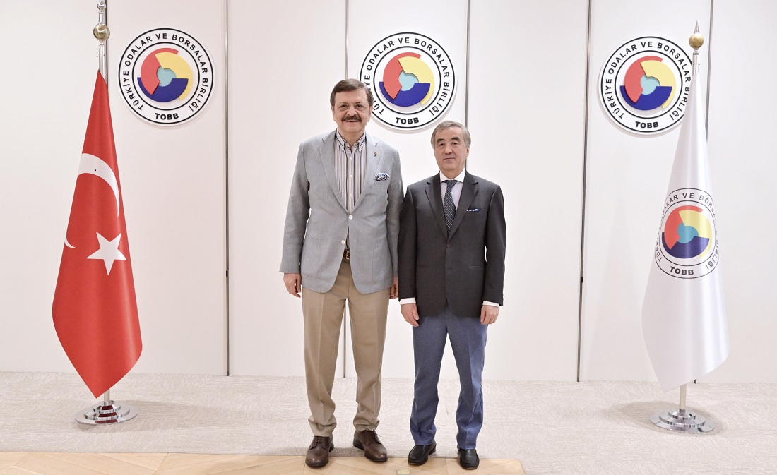 Moğolistan’ın Ankara Büyükelçisi Gombosuren Munkhbayar’dan TOBB’a ziyaret