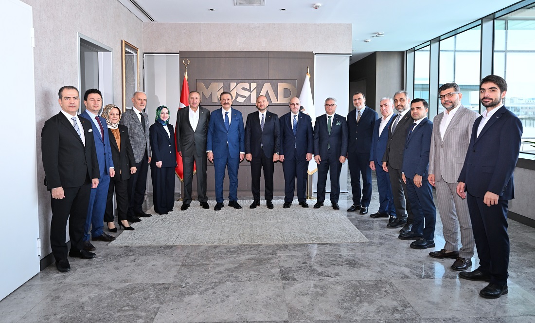MÜSİAD Başkanı Burhan Özdemir’e hayırlı olsun ziyareti