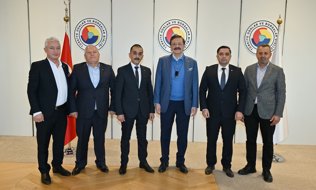 Gümüşhacıköy TSO’dan Hisarcıklıoğlu’na ziyaret