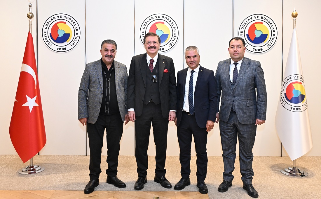 Erdemli TSO ve Silifke TSO’dan Hisarcıklıoğlu’na ziyaret