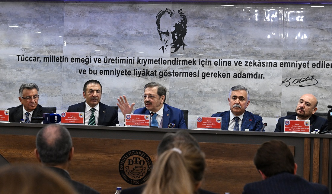 Hisarcıklıoğlu, Denizli Ticaret Odası’nı ziyaret etti