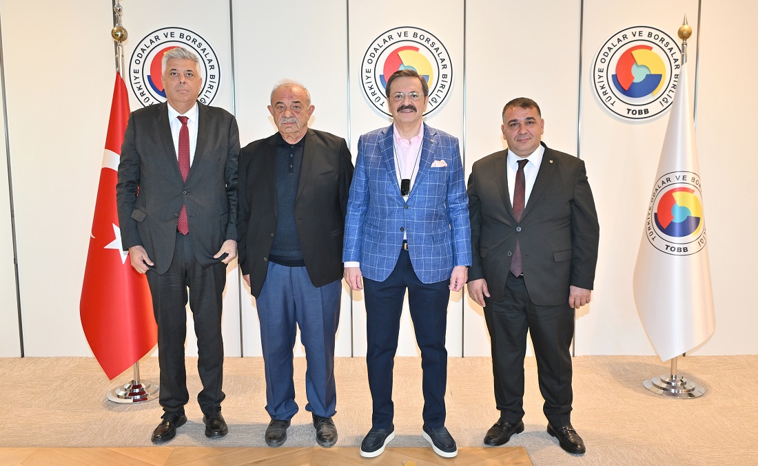 Kırşehir Oda/Borsa başkanlarından TOBB’a ziyaret