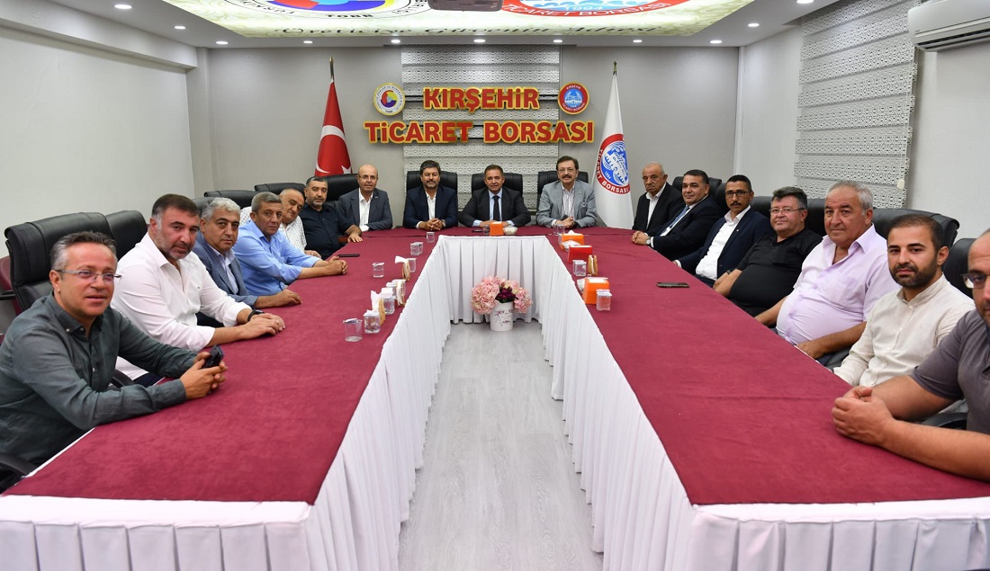 Kırşehir TB Başkanı Neşet Yavuz’a taziye ziyareti