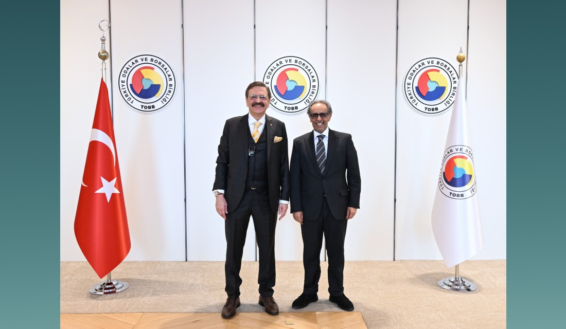 Hisarcıklıoğlu, Büyükelçi Abdülaziz Ahmed al Adwani ile görüştü