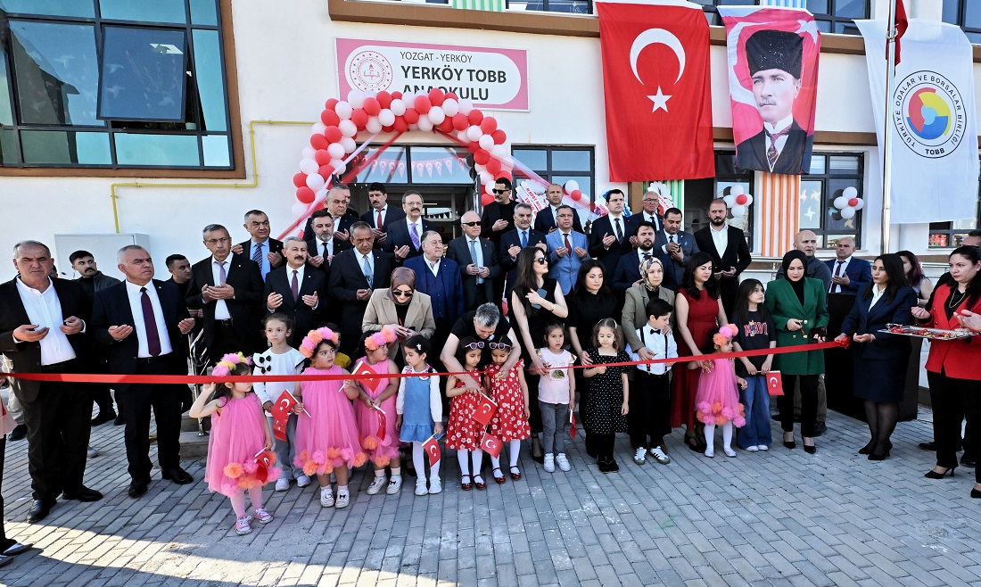 Yerköy TOBB Anaokulu’nun resmi açılışı yapıldı