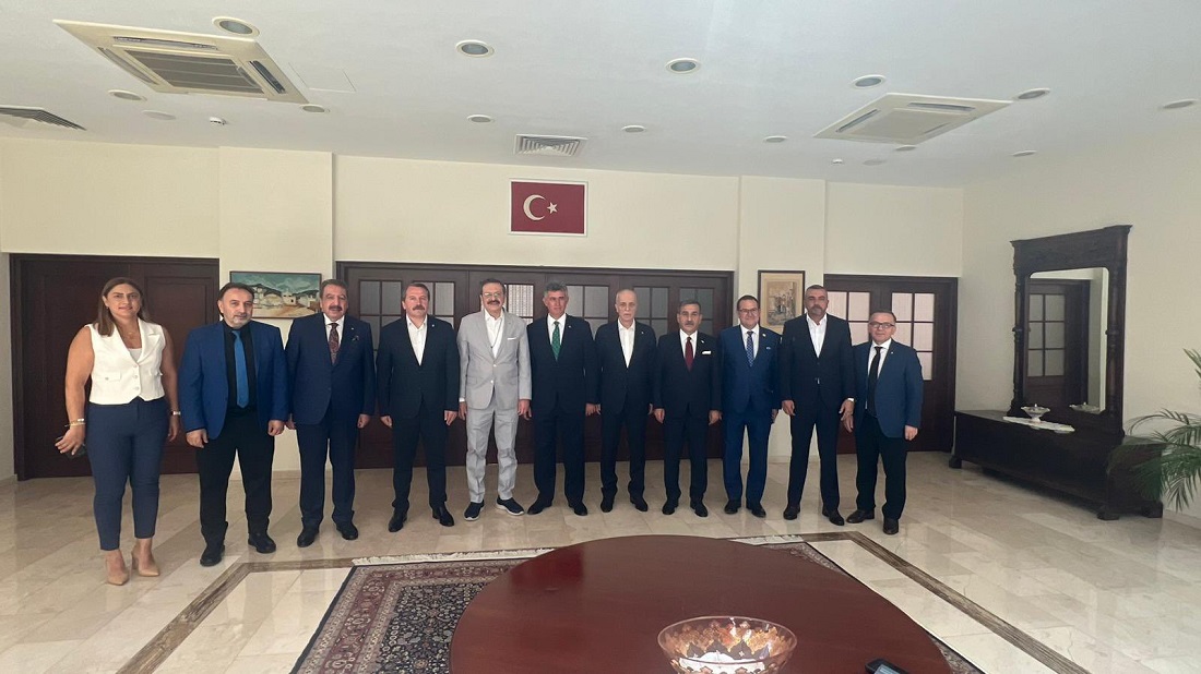 Lefkoşa Büyükelçisi Feyzioğlu ile görüşme
