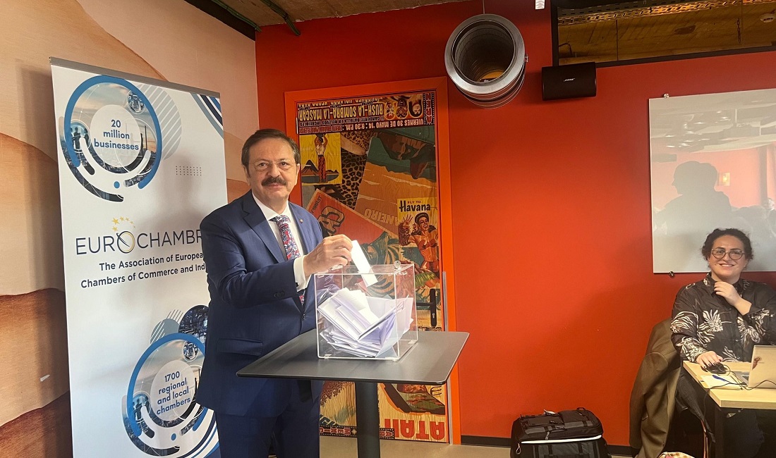 Hisarcıklıoğlu Eurochambres Başkan Vekilliği görevine yeniden seçildi