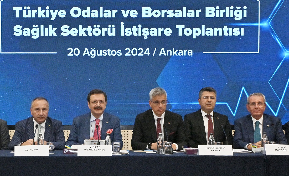 Sağlık sektörü istişare için TOBB’da buluştu