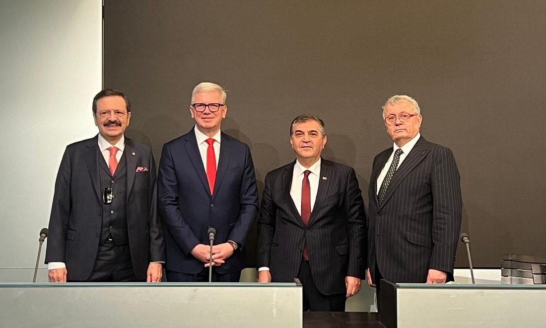 Hisarcıklıoğlu, Eurochambres Başkanı Dlouhy ile görüştü