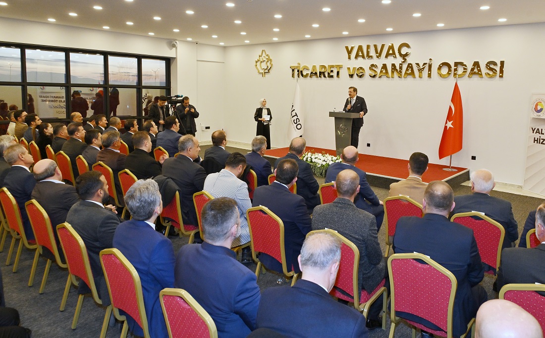 Yalvaç TSO yeni hizmet binası açıldı