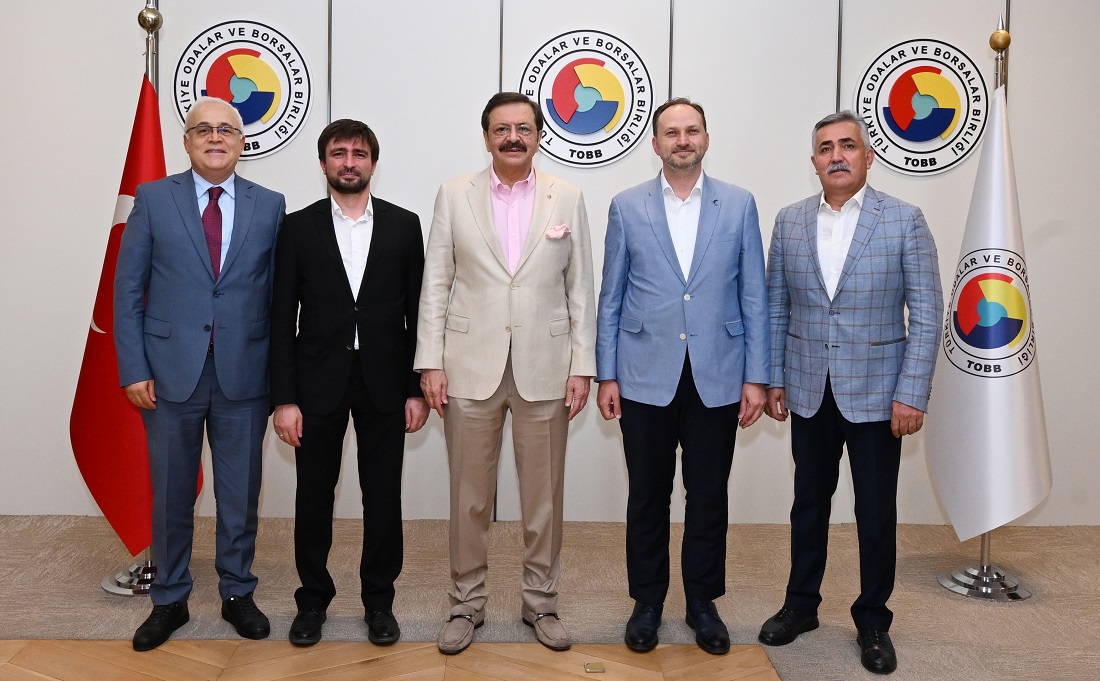 Hisarcıklıoğlu, Yeşilay Başkanı Dinç ile görüştü