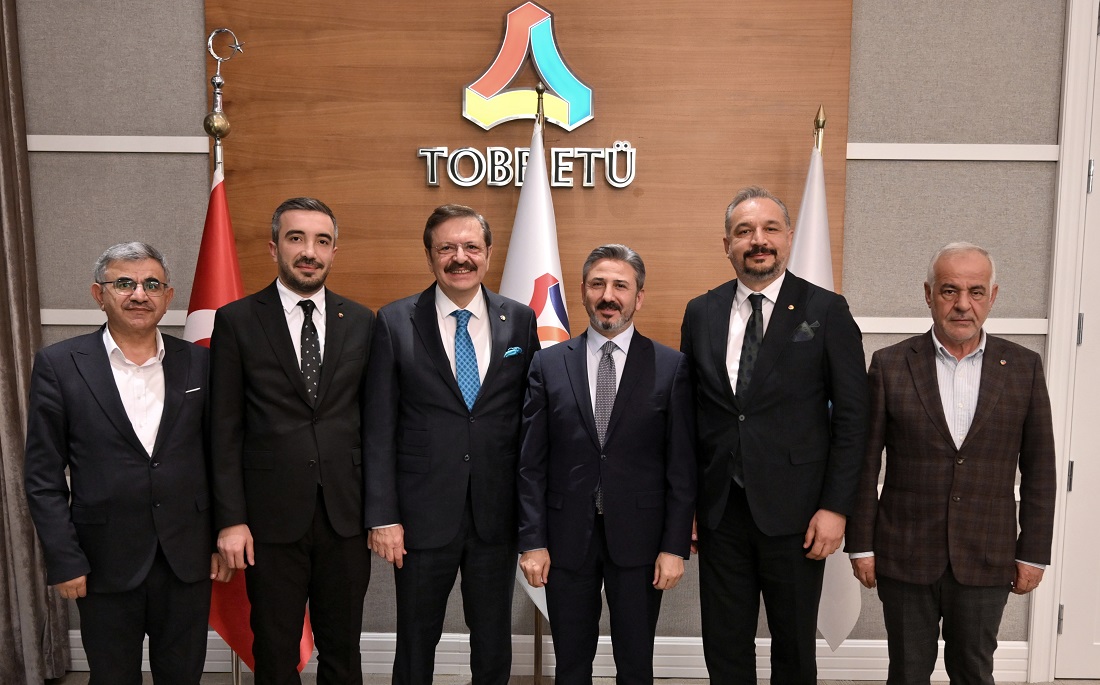 Adıyaman TSO heyetinden Hisarcıklıoğlu’na ziyaret